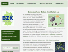 Tablet Screenshot of bzk-online.de